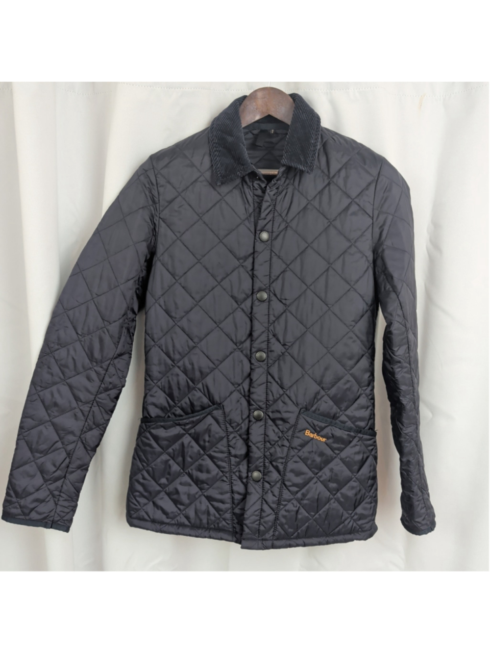 Barbour Heritage Liddesdale Quilted Black Jacket XXS